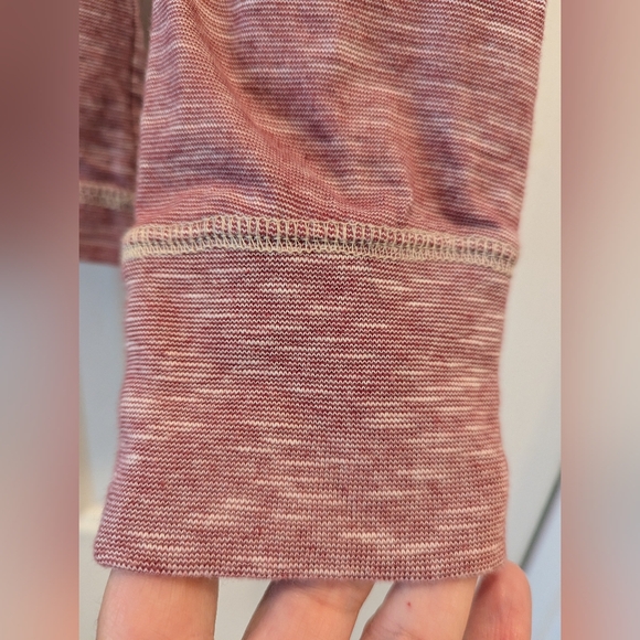 LOGG H&M Mens Hoodie Pullover Long Sleeve Shirt Red Heather Sz Sm EUC - Picture 6 of 15